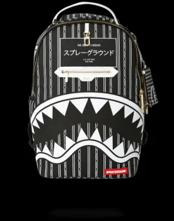 BACKPACKS>SPRAYGROUND REVERSE SHARKS IN PARIS (BLACK)