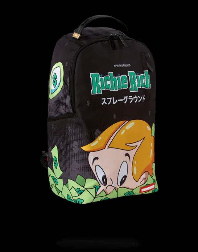 BACKPACKS>SPRAYGROUND RICHIE RICH: MONEY DIP BACKPACK