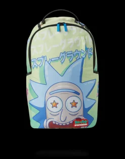 BACKPACKS>SPRAYGROUND RICK AND MORTY LOOK AT ME BACKPACK