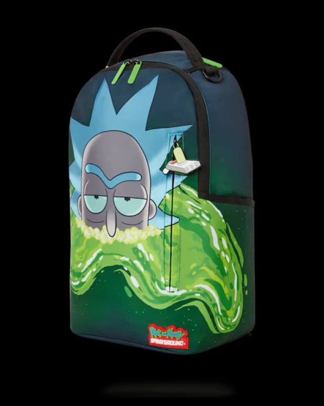 BACKPACKS>SPRAYGROUND RICK AND MORTY PORTAL SHARK (DLXR)