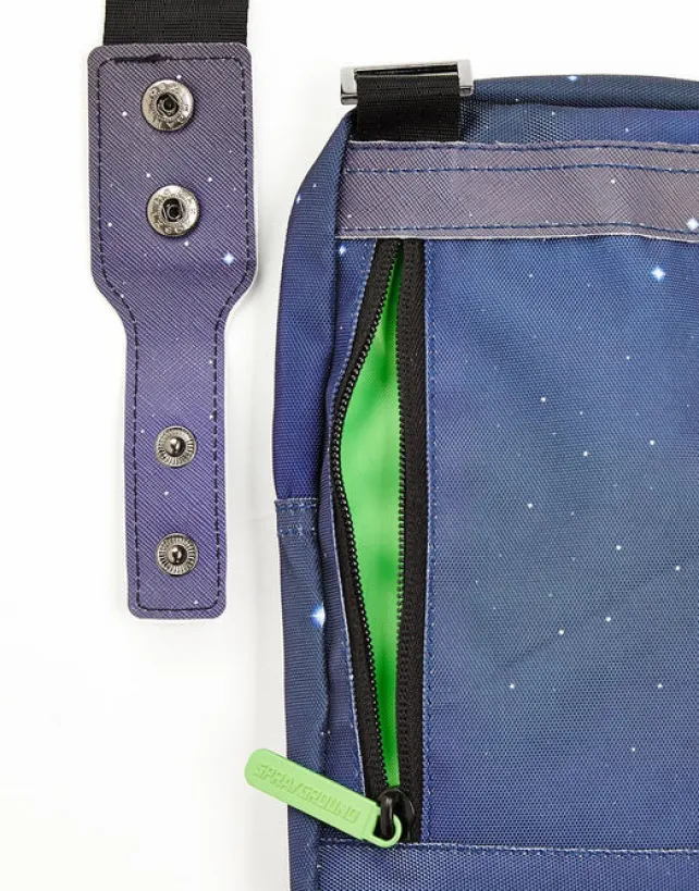 SLINGS|CROSSBODYS>SPRAYGROUND RICK u0026 MORTY CRAMMED SLING