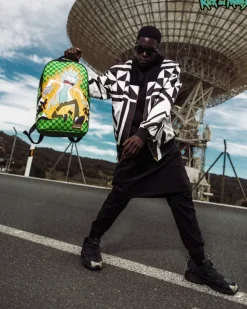 BACKPACKS>SPRAYGROUND RICK u0026 MORTY INTO THE FURY BACKPACK (DLXV)