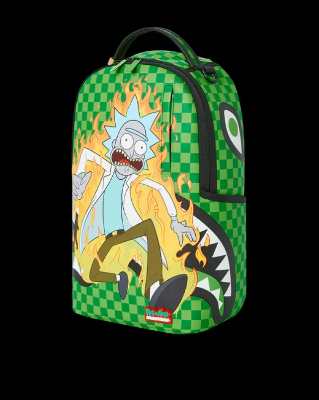 BACKPACKS>SPRAYGROUND RICK u0026 MORTY INTO THE FURY BACKPACK (DLXV)