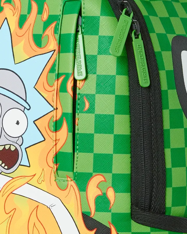 BACKPACKS>SPRAYGROUND RICK u0026 MORTY INTO THE FURY BACKPACK (DLXV)