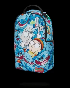 BACKPACKS>SPRAYGROUND RICK u0026 MORTY MESEEKS CRAMMED BACKPACK (DLXR)