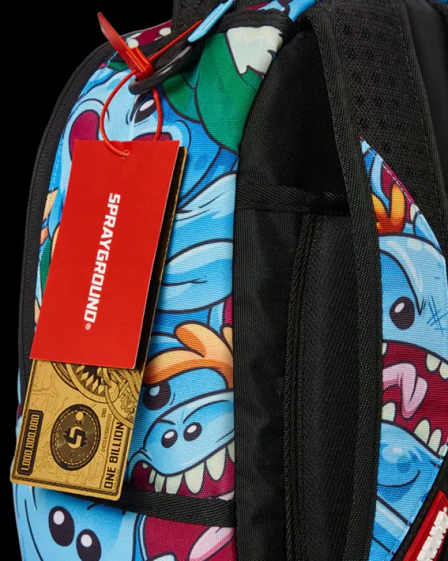 BACKPACKS>SPRAYGROUND RICK u0026 MORTY MESEEKS CRAMMED BACKPACK (DLXR)