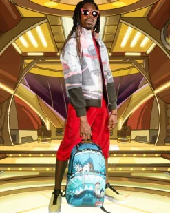 BACKPACKS>SPRAYGROUND RICK u0026 MORTY NAPSACK BACKPACK (DLXR)