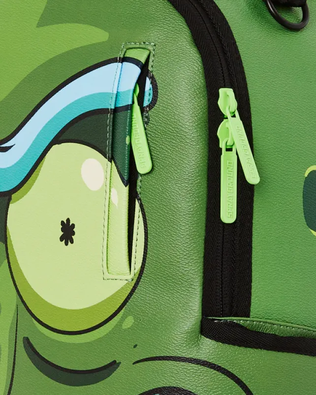 BACKPACKS>SPRAYGROUND RICK u0026 MORTY PICKLE SHARKBITE BACKPACK (DLXV)