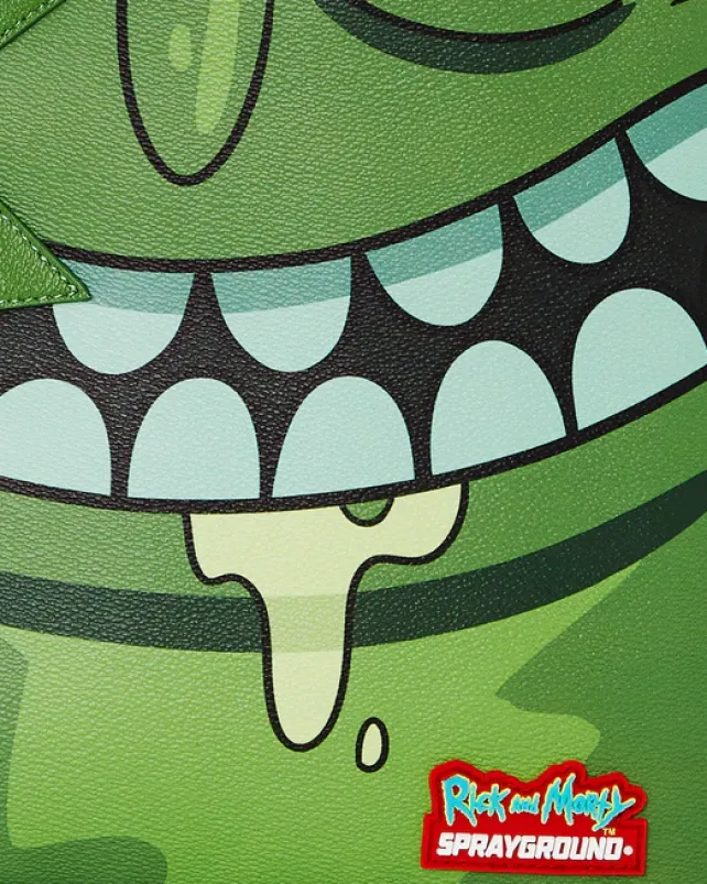 BACKPACKS>SPRAYGROUND RICK u0026 MORTY PICKLE SHARKBITE BACKPACK (DLXV)