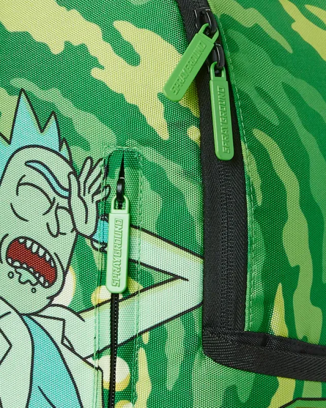 BACKPACKS>SPRAYGROUND RICK u0026 MORTY PORTAL SHARK BACKPACK