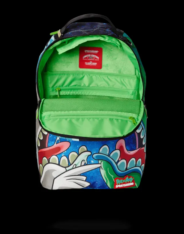 BACKPACKS>SPRAYGROUND RICK u0026 MORTY RICK VS ZEEP