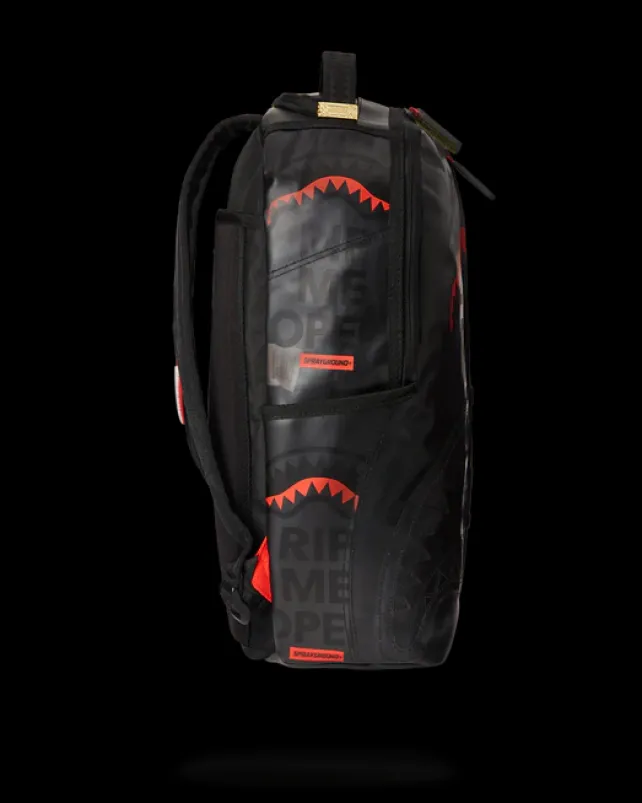 BACKPACKS>SPRAYGROUND RIP ME OPEN BACKPACK (FROSTED TRANSPARENT)