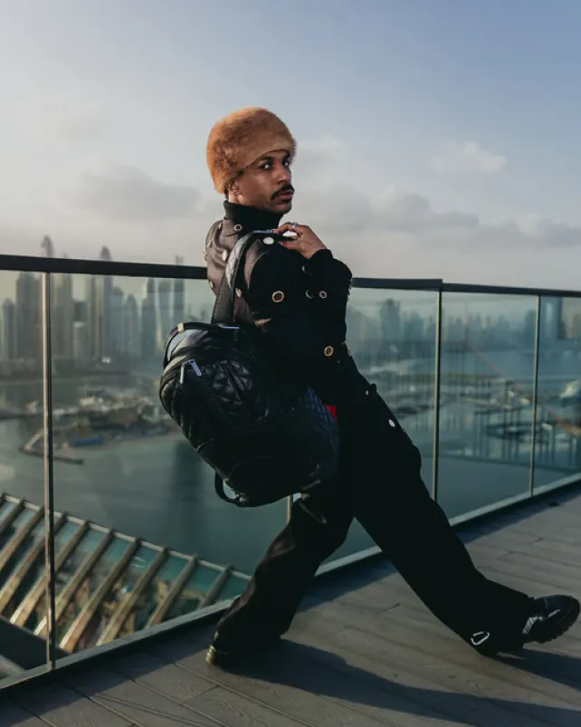 BACKPACKS>SPRAYGROUND RIVIERA BACKPACK (BLK)