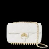 HANDBAGS>SPRAYGROUND RIVIERA LE BLANC GOLD CHAIN SHARK HANDBAG