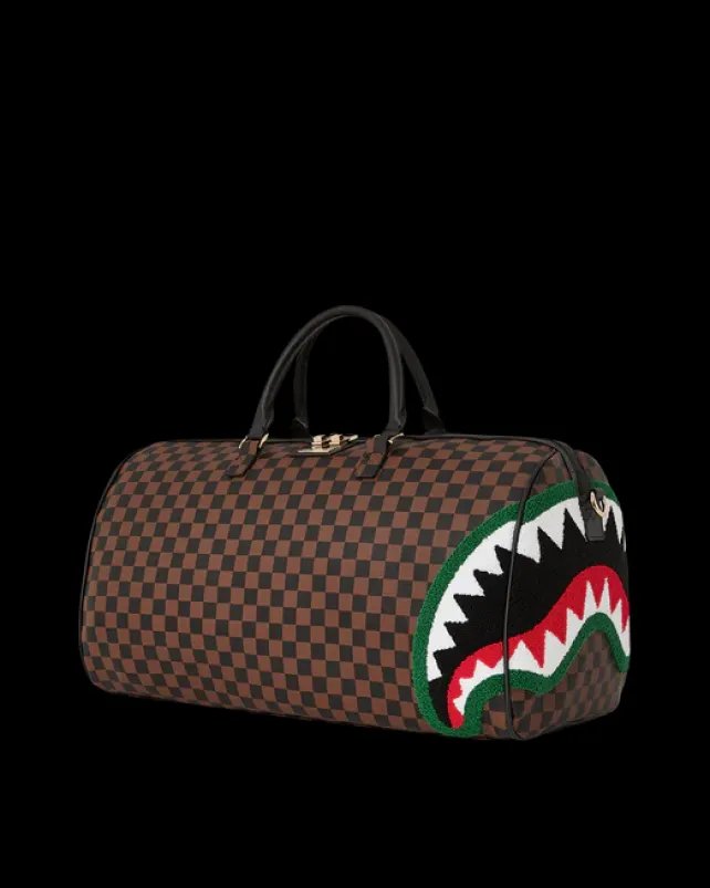 DUFFLES>SPRAYGROUND ROMEO AIR ITALIA SHARK DUFFLE