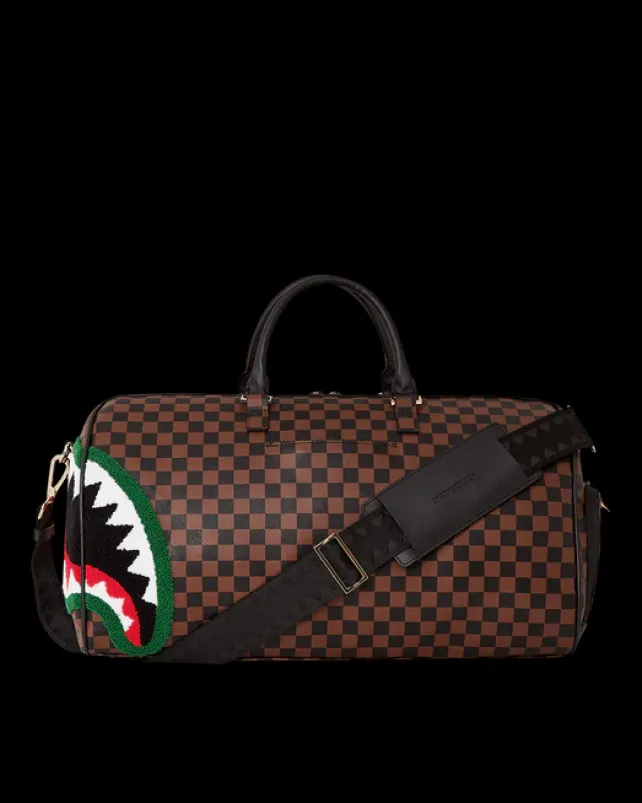 DUFFLES>SPRAYGROUND ROMEO AIR ITALIA SHARK DUFFLE