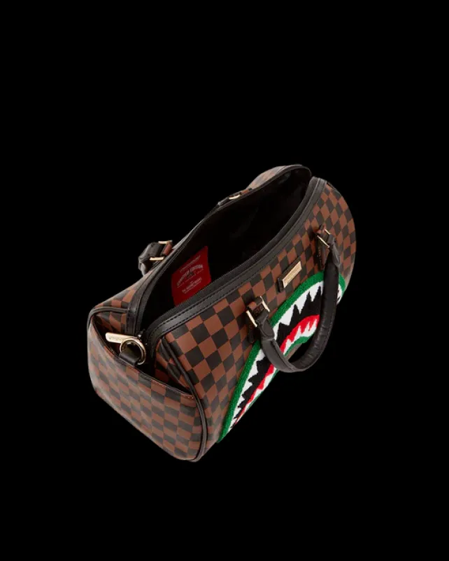 DUFFLES>SPRAYGROUND ROMEO AIR ITALIA SHARK MINI DUFFLE