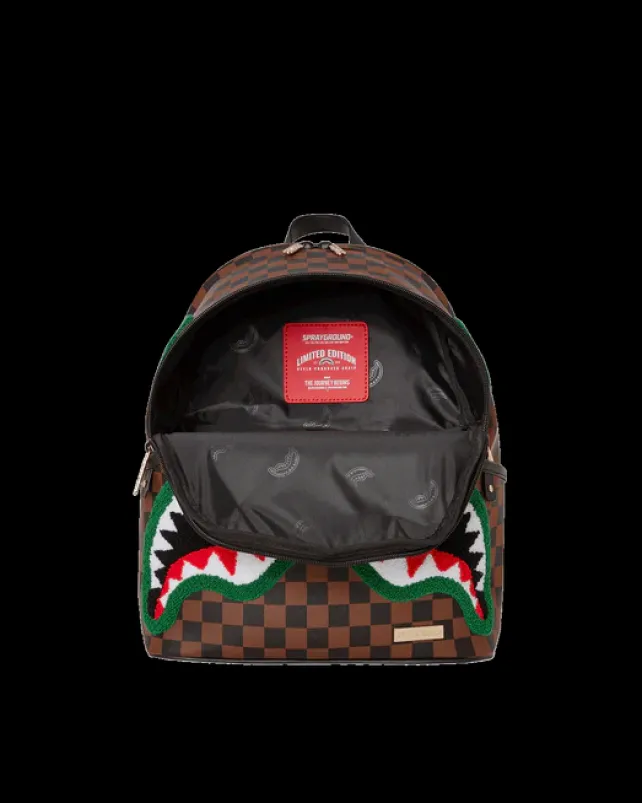 SAVAGES|BACKPACKS>SPRAYGROUND ROMEO AIR ITALIA SHARK SAVAGE BACKPACK