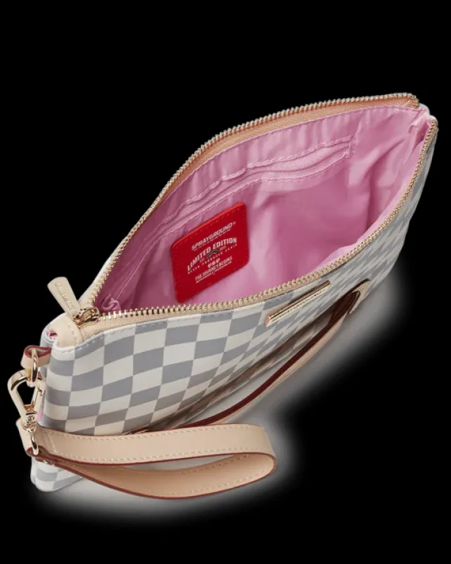 CROSSOVER CLUTCHES>SPRAYGROUND ROSE ALL DAY LA PALAIS CROSSOVER CLUTCH