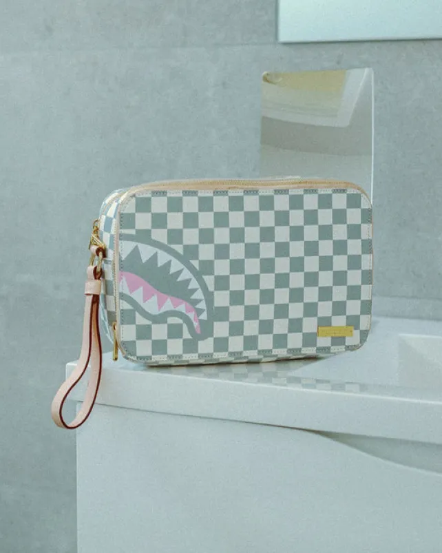 TOILETRIES AKA MONEY BAGS>SPRAYGROUND ROSE ALL DAY LA PALAIS TOILETRY BAG