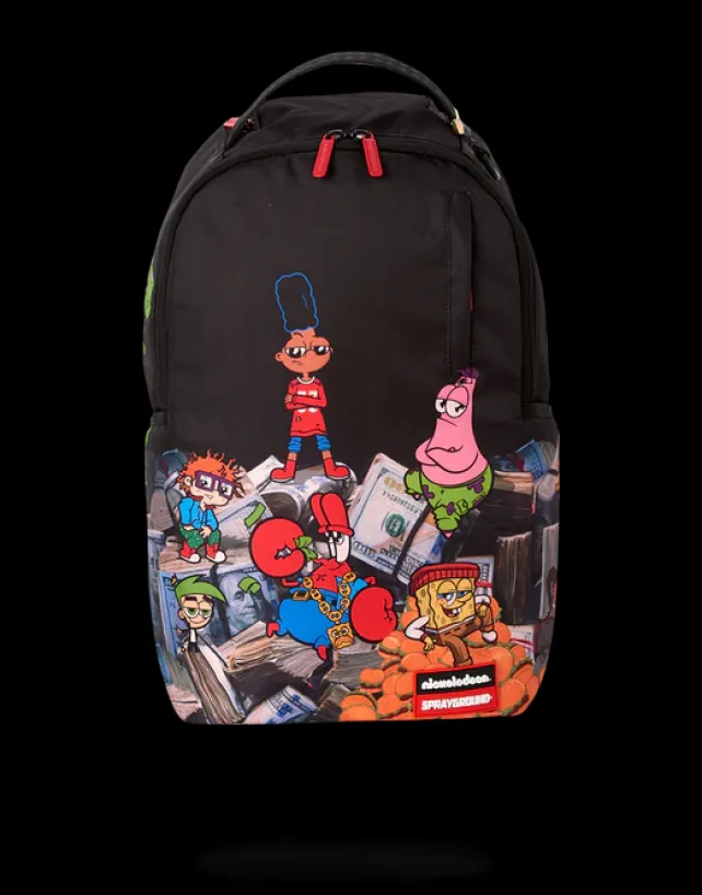 BACKPACKS>SPRAYGROUND 90'S NICK: MONEY STACKS BACKPACK