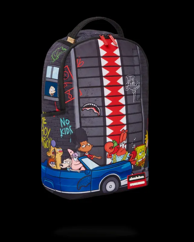 BACKPACKS>SPRAYGROUND 90s NICK VERTICAL SHARK BACKPACK (DLXR)