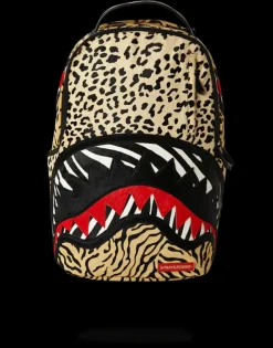 BACKPACKS>SPRAYGROUND SAFARI SHARK (PONY HAIR/LEATHER) LIMITED TO 50 PCS