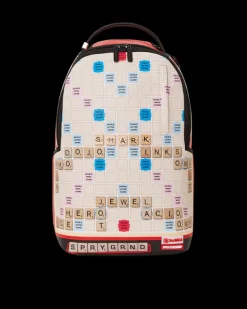 BACKPACKS>SPRAYGROUND SCRABBLE SHARK BACKPACK (DLXV)