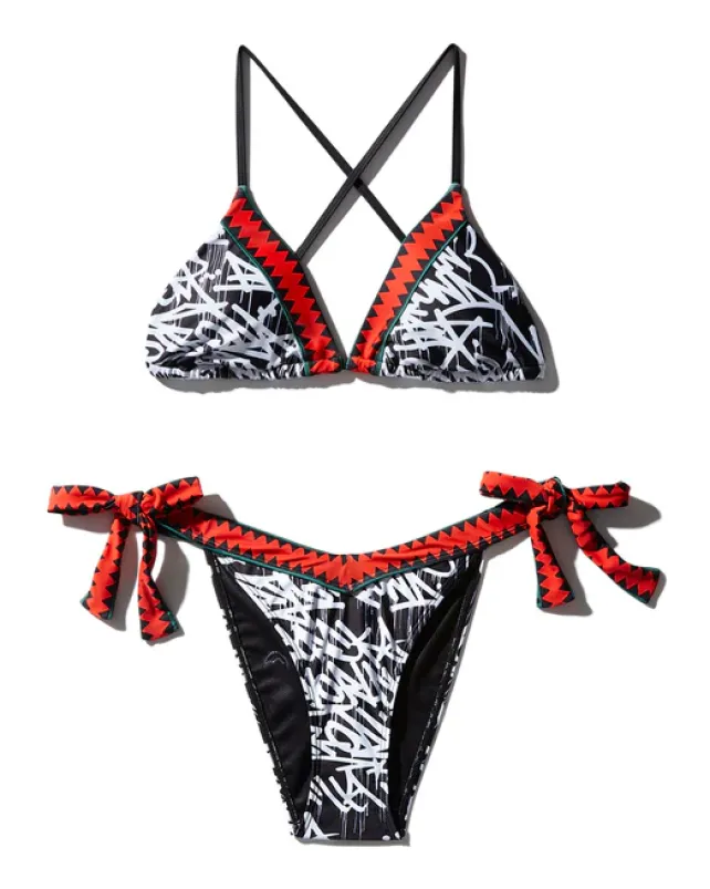 SWIMWEAR>SPRAYGROUND SCRIBBLE BIKINI