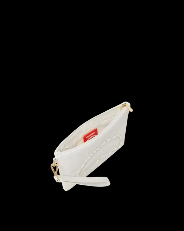 CROSSOVER CLUTCHES>SPRAYGROUND SECRET LIFE OF PEARLS CROSSOVER CLUTCH