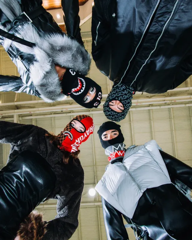 SKI MASKS|COLD WEATHER GEAR>SPRAYGROUND SEWN SHUT SKI MASK