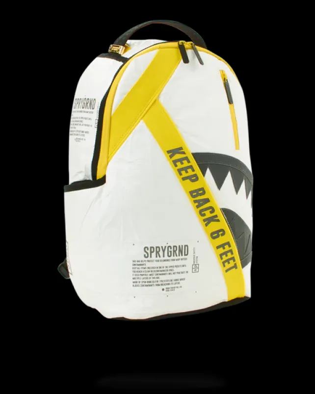 BACKPACKS>SPRAYGROUND SG95 KEEP BACK!PACK TYVEK 3M SHARK