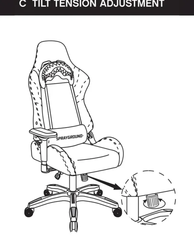 GAMING CHAIRS>SPRAYGROUND SG OG GAMING CHAIR