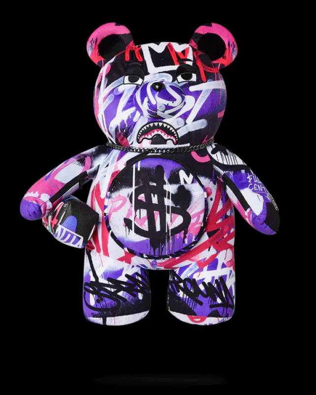 TEDDY BEAR BACKPACKS|BACKPACKS>SPRAYGROUND SHARK ATELIER MONEYBEAR TEDDYBEAR BACKPACK