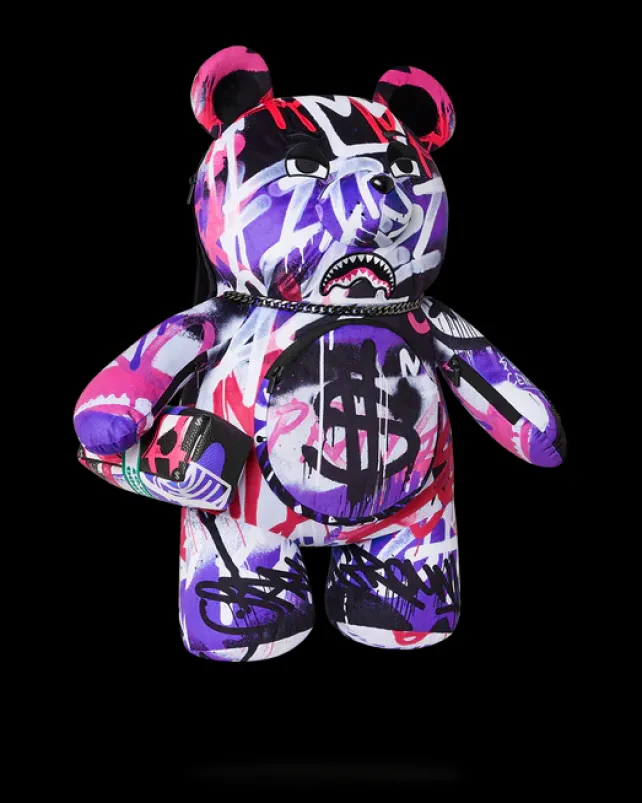 TEDDY BEAR BACKPACKS|BACKPACKS>SPRAYGROUND SHARK ATELIER MONEYBEAR TEDDYBEAR BACKPACK