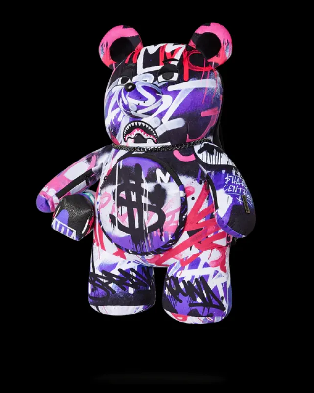 TEDDY BEAR BACKPACKS|BACKPACKS>SPRAYGROUND SHARK ATELIER MONEYBEAR TEDDYBEAR BACKPACK