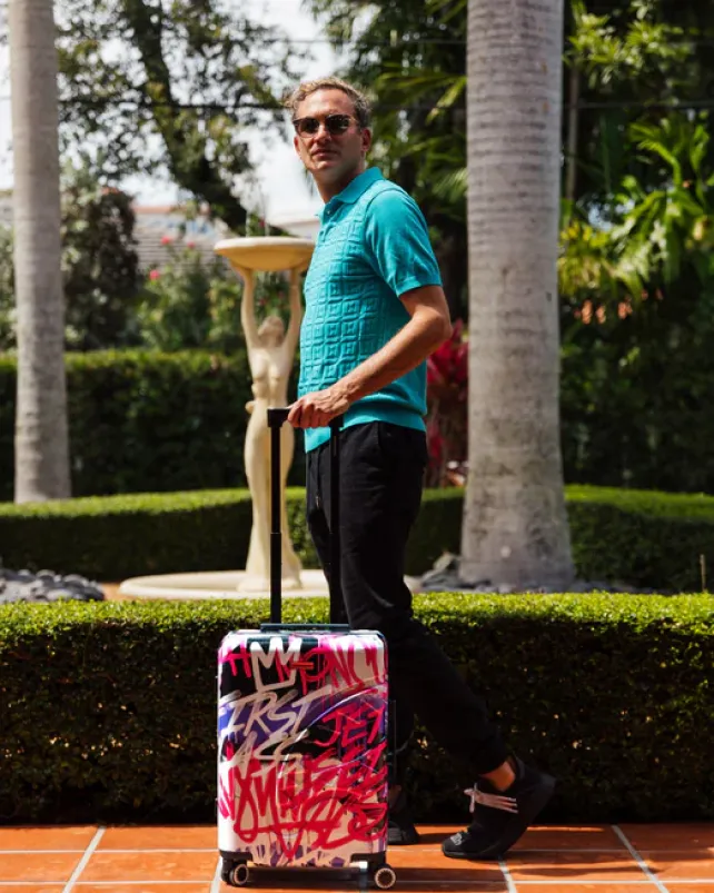 CARRY-ON LUGGAGE>SPRAYGROUND SHARK ATELIER SHARKNAUTICS HARDSHELL CARRY-ON LUGGAGE