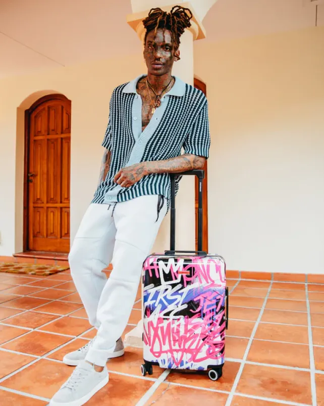 CARRY-ON LUGGAGE>SPRAYGROUND SHARK ATELIER SHARKNAUTICS HARDSHELL CARRY-ON LUGGAGE