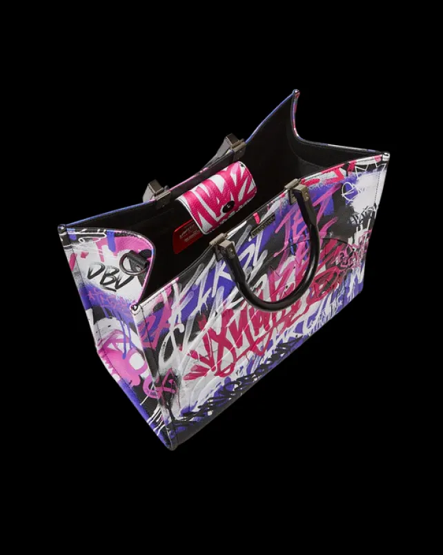 TOTES|HANDBAGS>SPRAYGROUND SHARK ATELIER TORTUGA TOTE