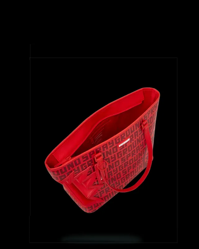TOTES>SPRAYGROUND SHARK BITE INFARED TOTE