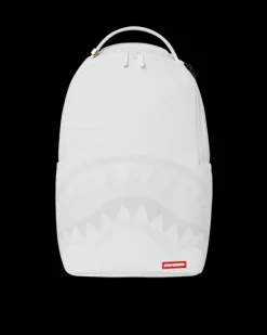 BACKPACKS>SPRAYGROUND SHARK CENTRAL BACKPACK WHT/WHT (DLXV)