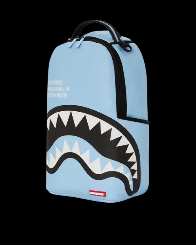 BACKPACKS>SPRAYGROUND SHARK CENTRAL (BLUE) BACKPACK (DLXV)