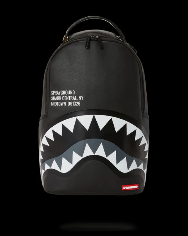 BACKPACKS>SPRAYGROUND SHARK CENTRAL GREYTONE BACKPACK (DLXV)