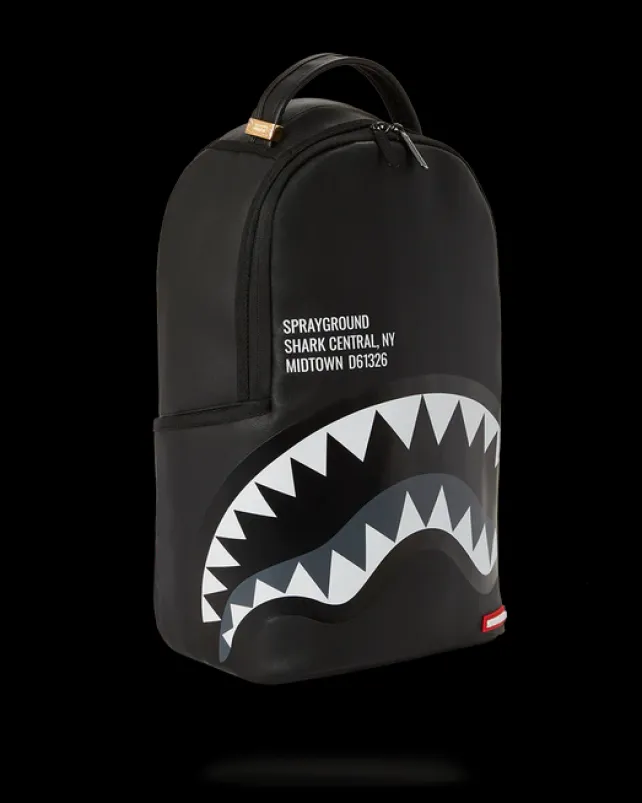 BACKPACKS>SPRAYGROUND SHARK CENTRAL GREYTONE BACKPACK (DLXV)