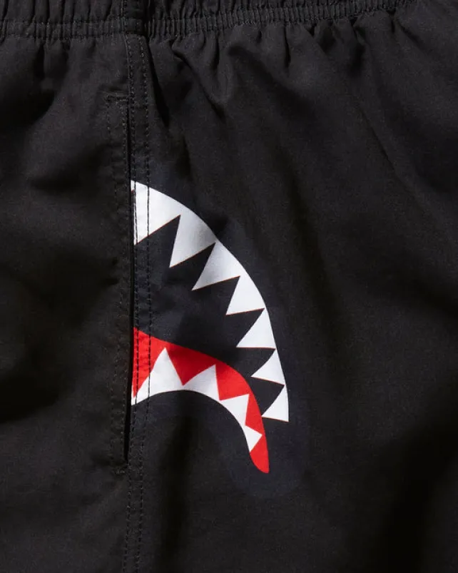 SWIMWEAR>SPRAYGROUND SHARK CENTRAL MIDNIGHT SWIM TRUNKS