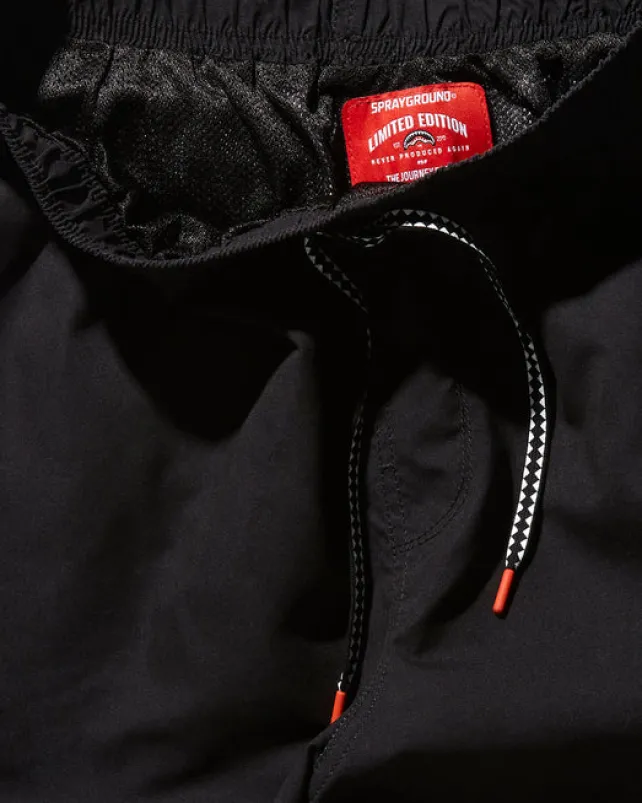 SWIMWEAR>SPRAYGROUND SHARK CENTRAL MIDNIGHT SWIM TRUNKS