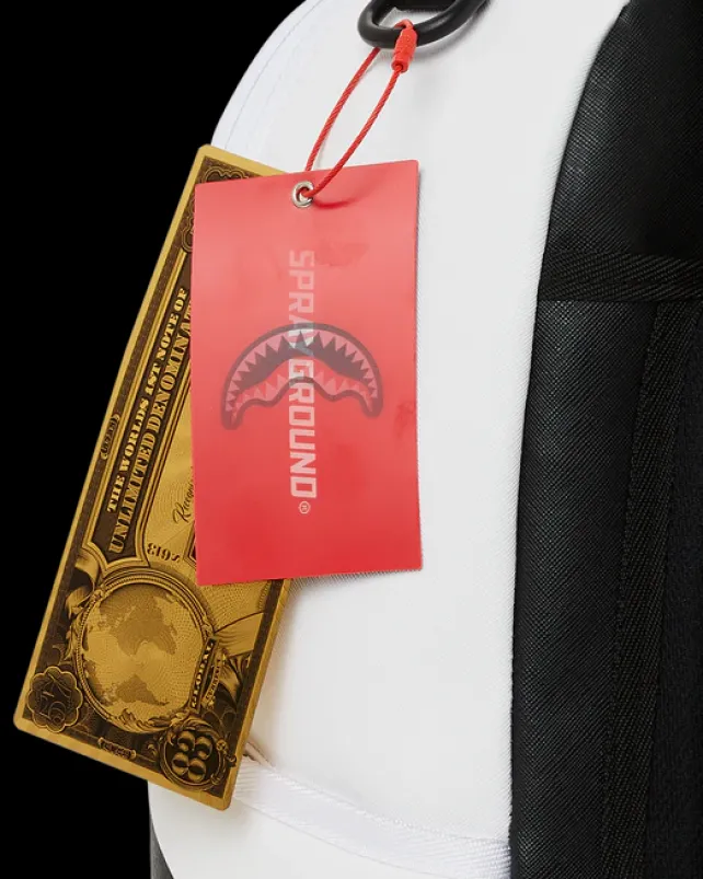 BACKPACKS>SPRAYGROUND SHARK CENTRAL (WHT) BACKPACK (DLXV)