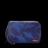 TOILETRIES AKA MONEY BAGS>SPRAYGROUND SHARK CHECK (BLUE) TOILETRY