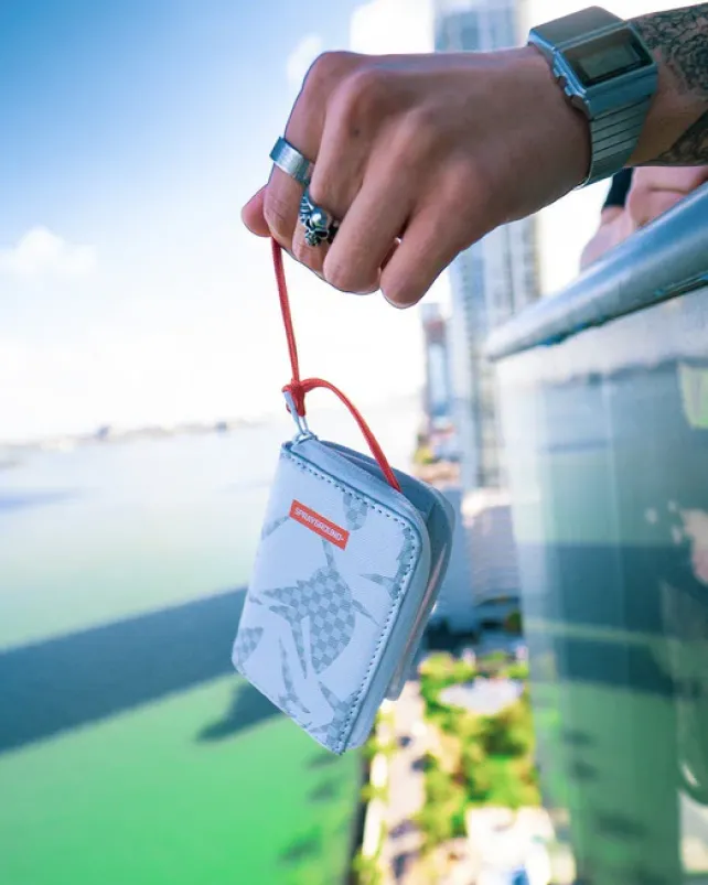 WALLETS>SPRAYGROUND SHARK CHECK (WHITE) WALLET