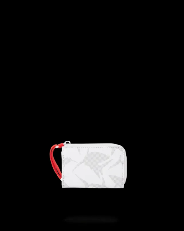 WALLETS>SPRAYGROUND SHARK CHECK (WHITE) WALLET